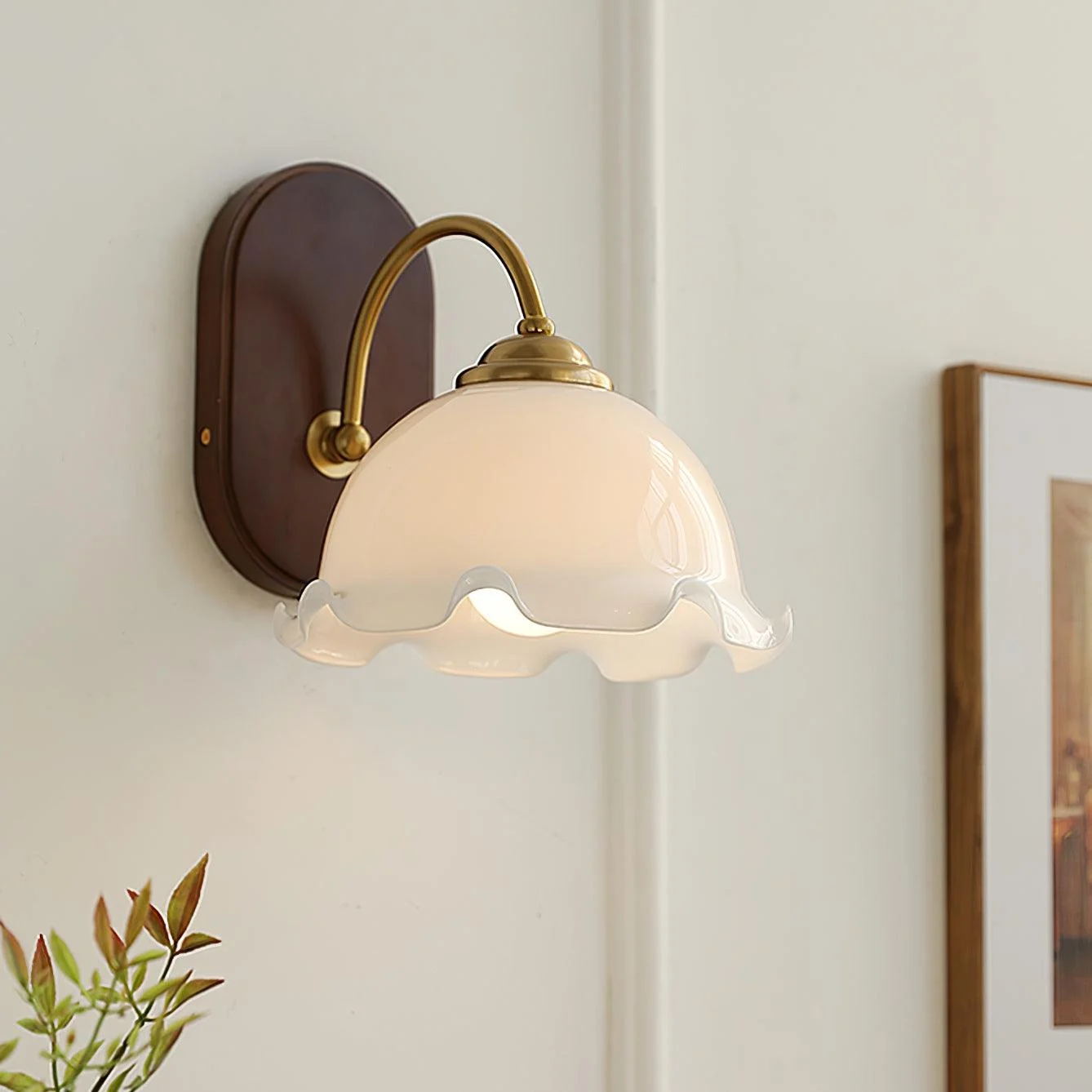Vintage Flower Wall Lamp-Homelova