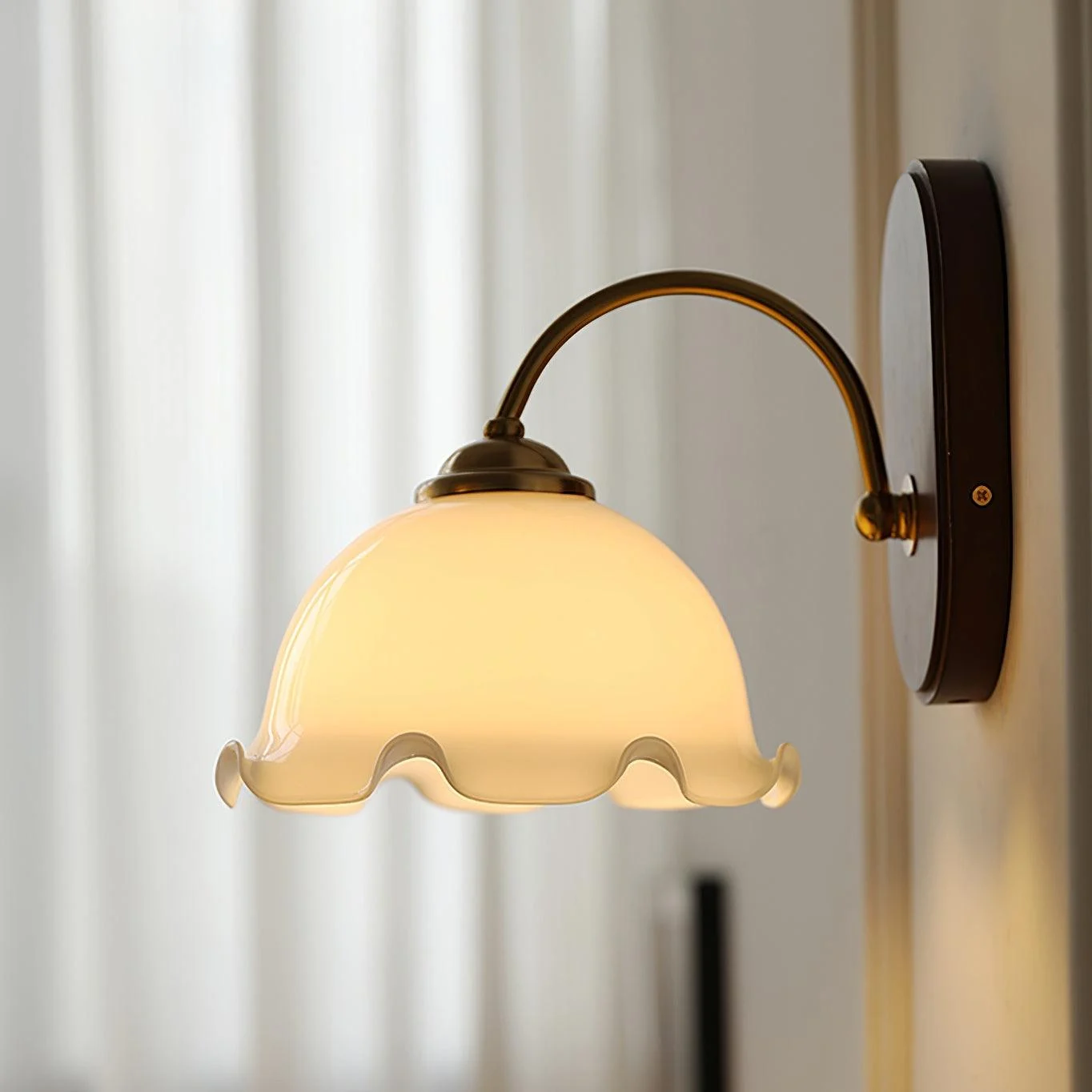 Vintage Flower Wall Lamp-Homelova