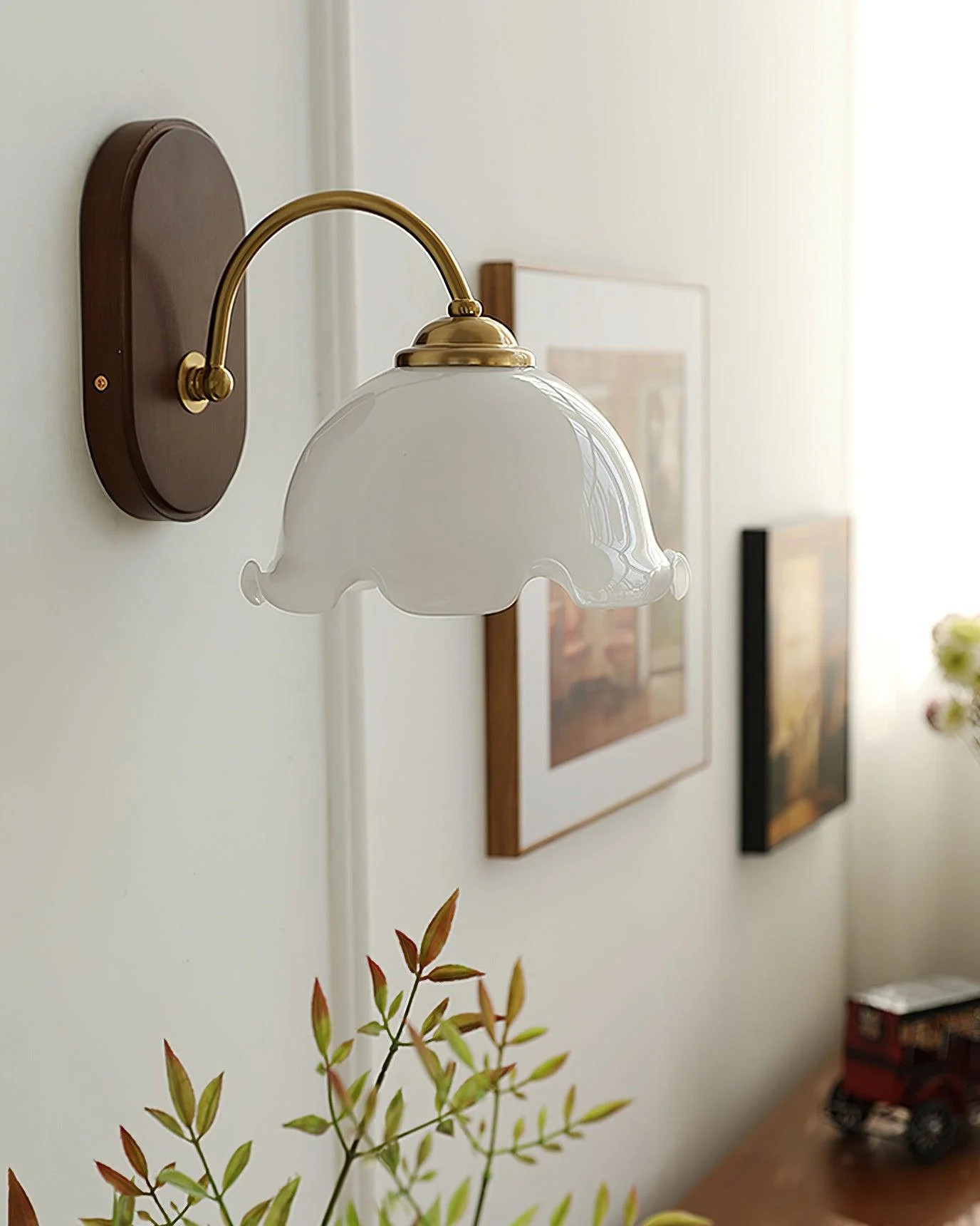 Vintage Flower Wall Lamp-Homelova