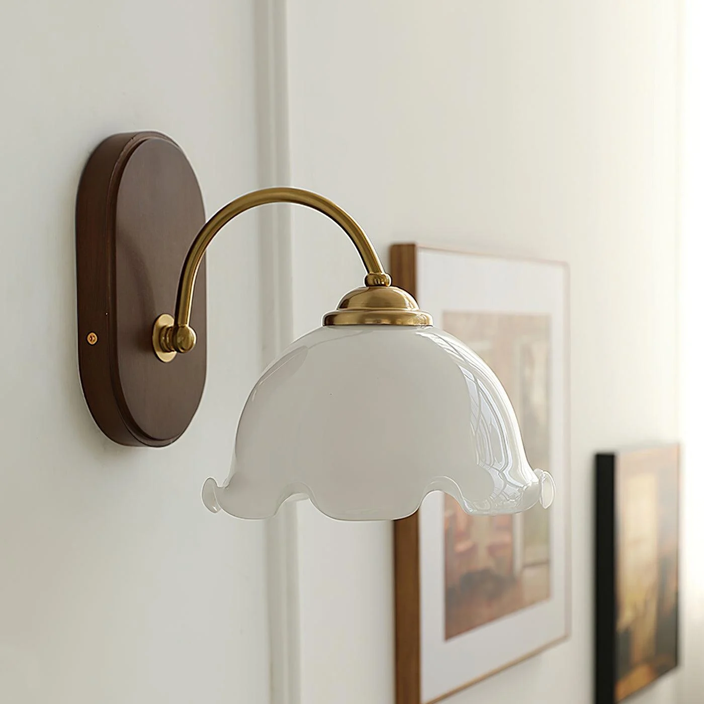 Vintage Flower Wall Lamp-Homelova