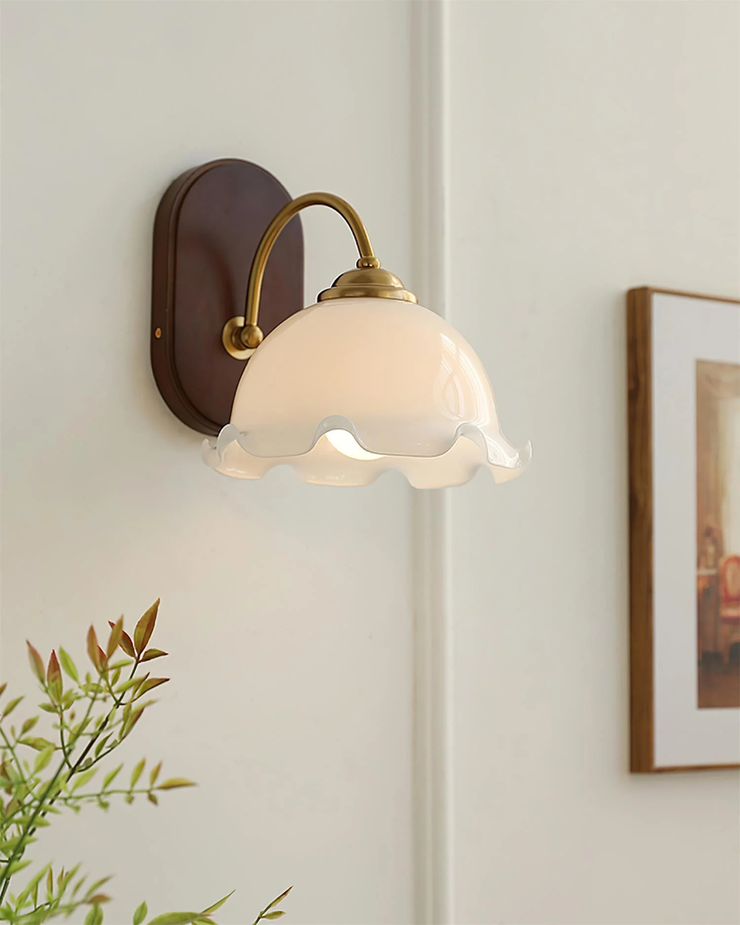 Vintage Flower Wall Lamp-Homelova