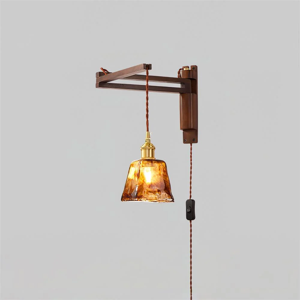 Vintage Maria Plug In Wall Lamp-Homelova