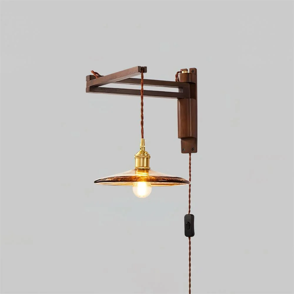 Vintage Maria Plug In Wall Lamp-Homelova
