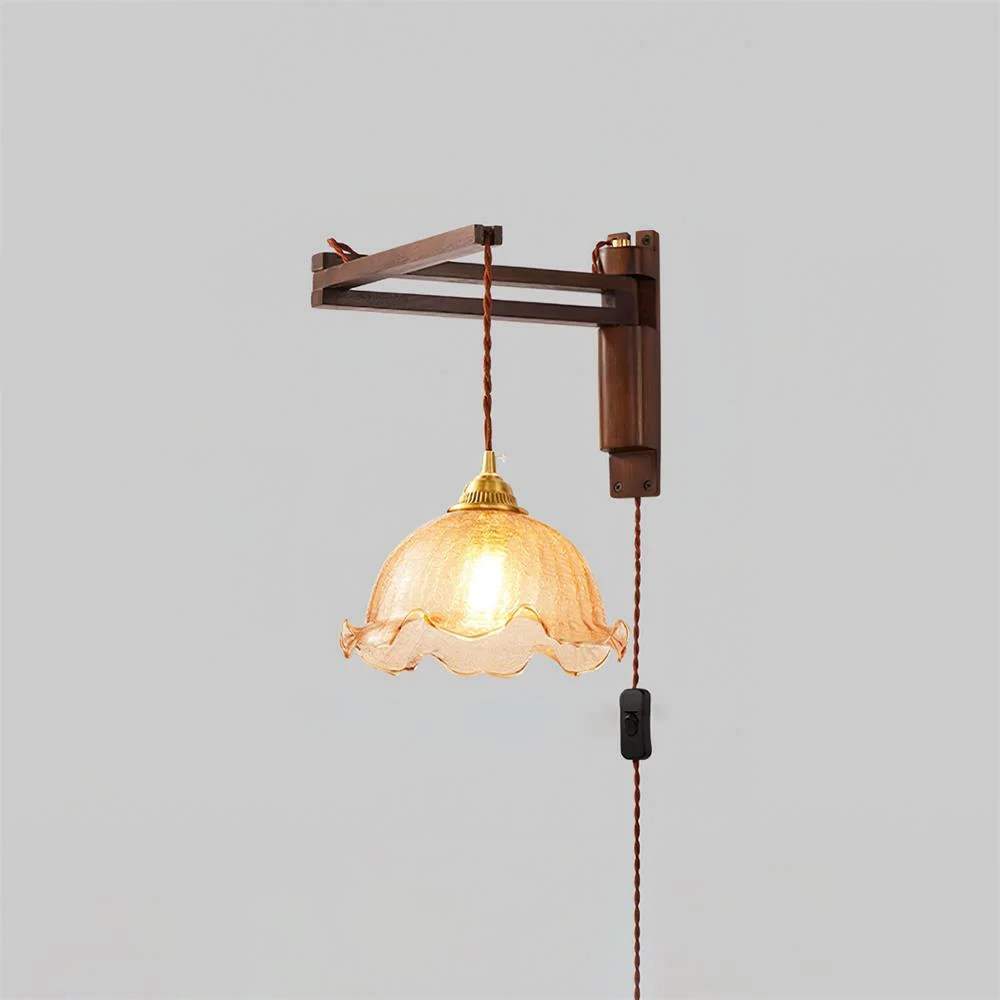 Vintage Maria Plug In Wall Lamp-Homelova