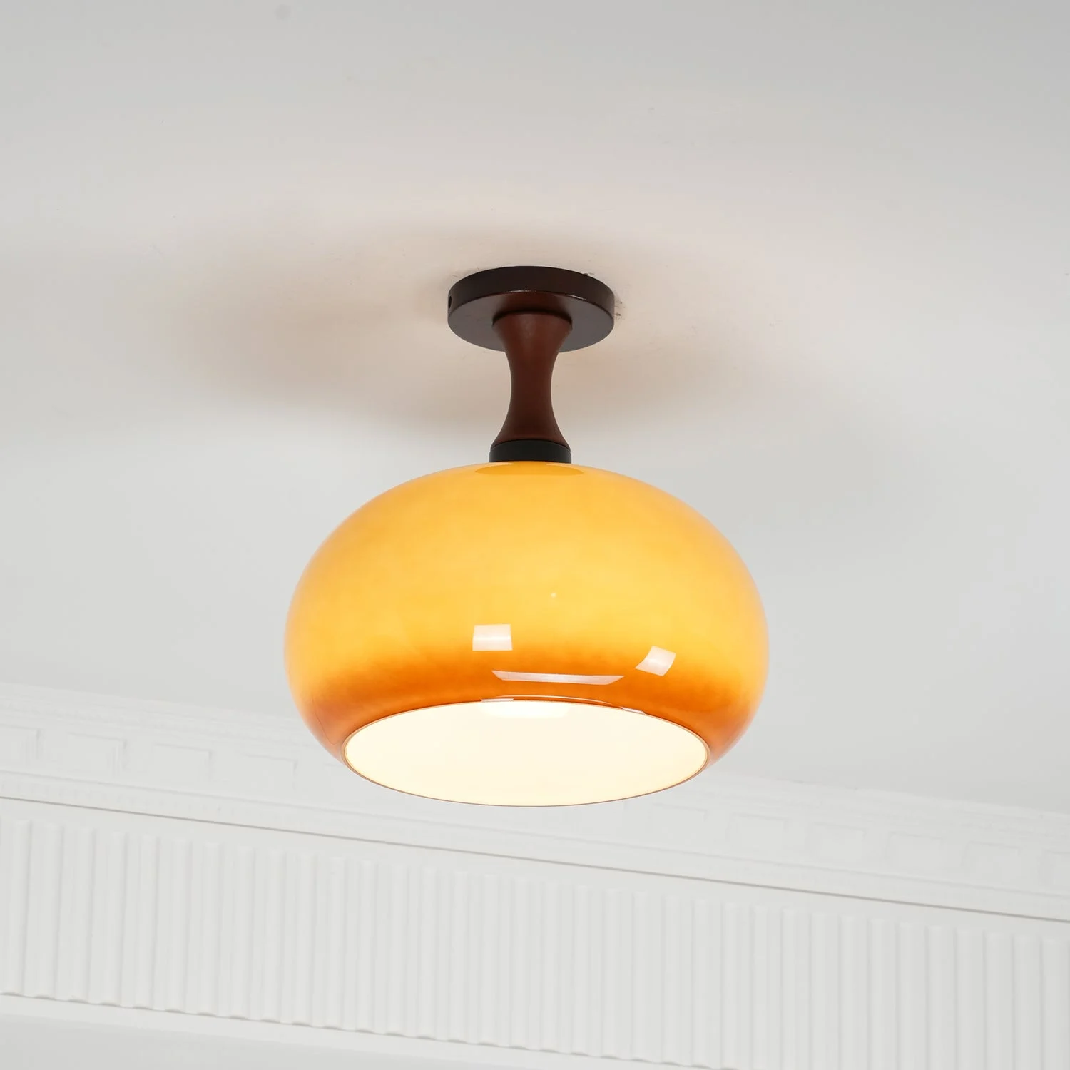 Vintage Murano Ceiling Light 12.9″-Homelova
