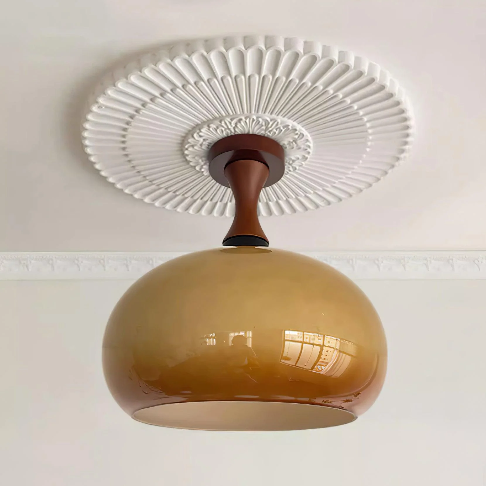 Vintage Murano Ceiling Light 12.9″-Homelova