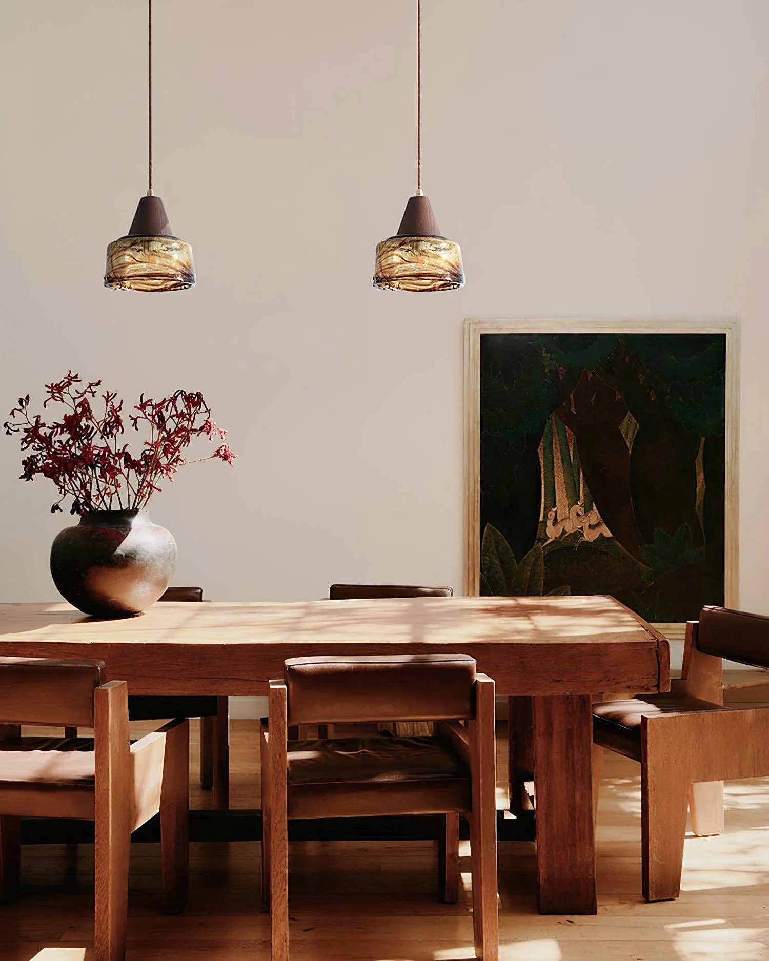 Vintage Murano Pendant Lamp 6.8″-Homelova