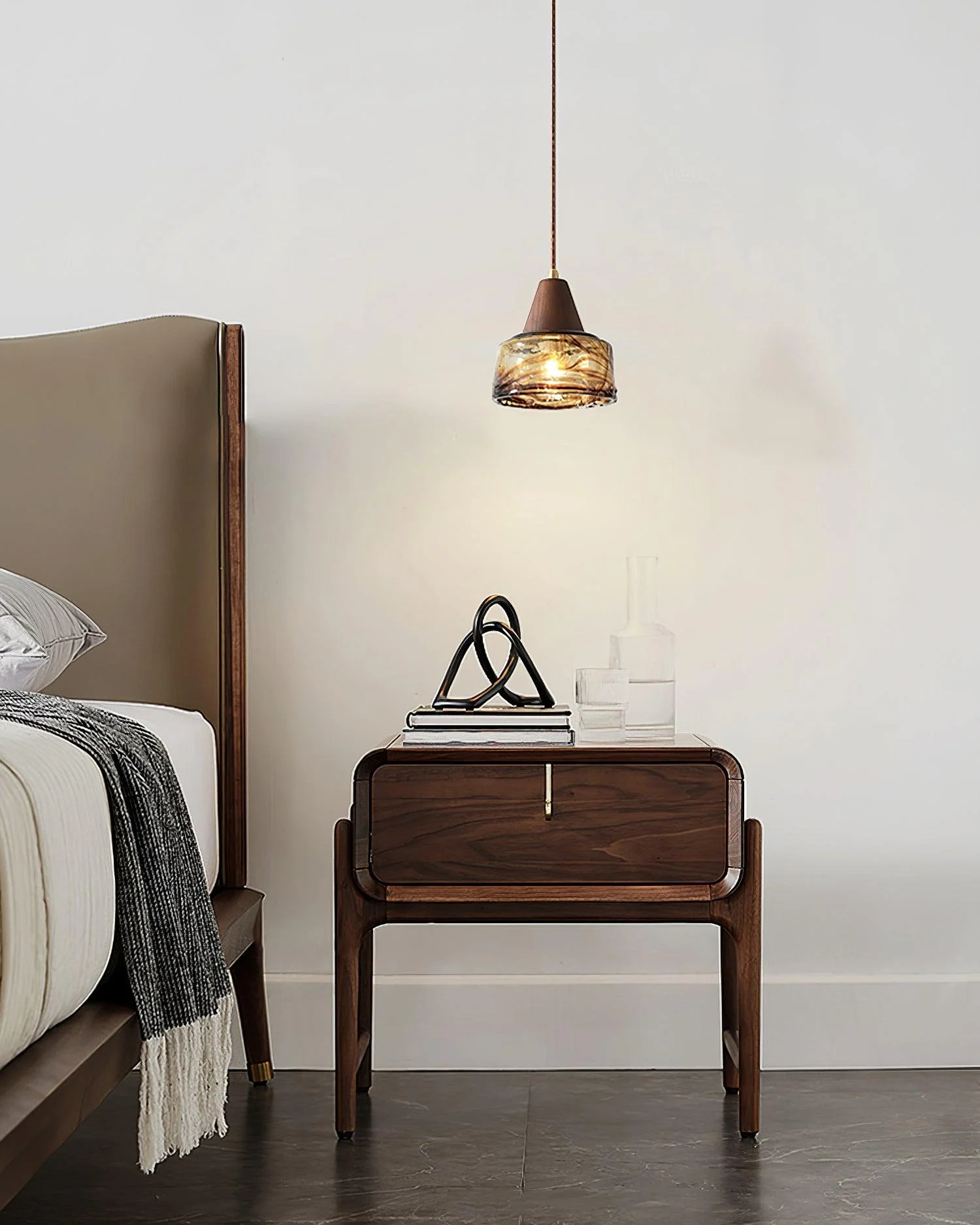 Vintage Murano Pendant Lamp 6.8″-Homelova