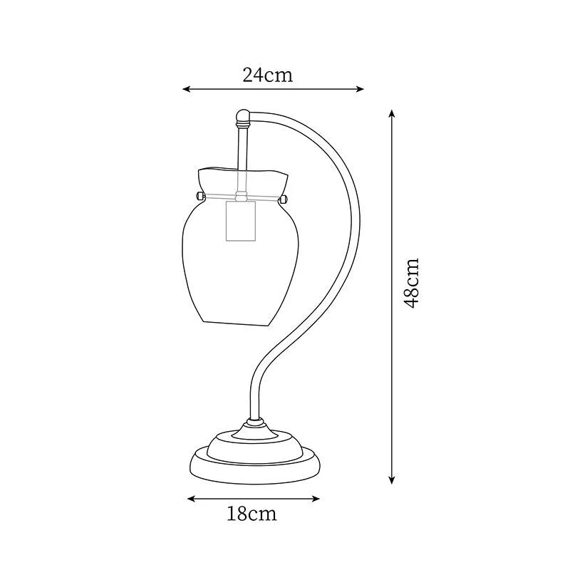 Vintage Natasha Table Lamp-Homelova