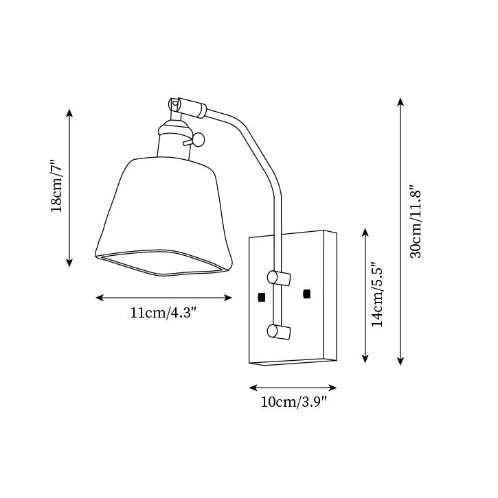 Vintage Peti Wall Lamp-Homelova