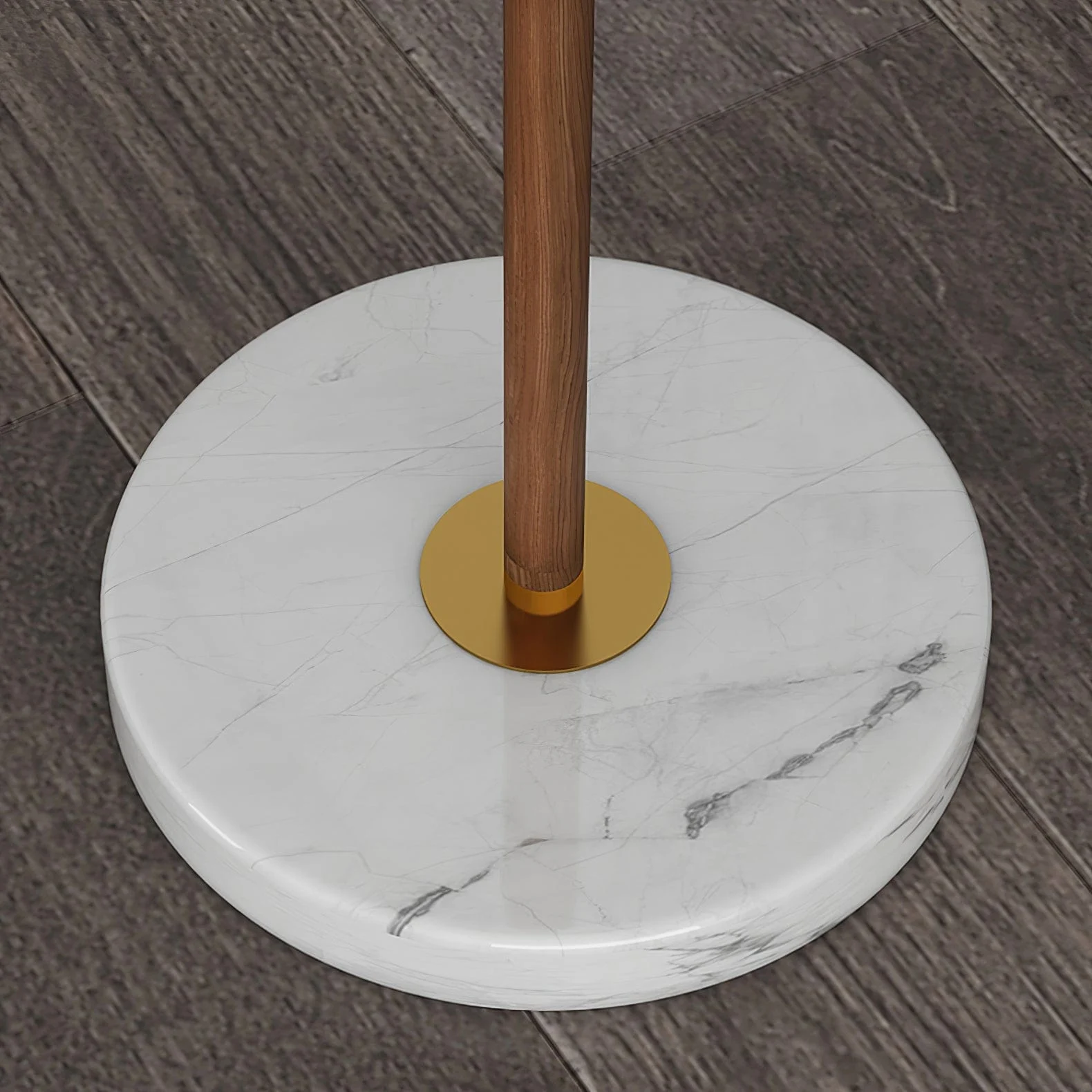 Vintage Pleated Floor Lamp-Homelova