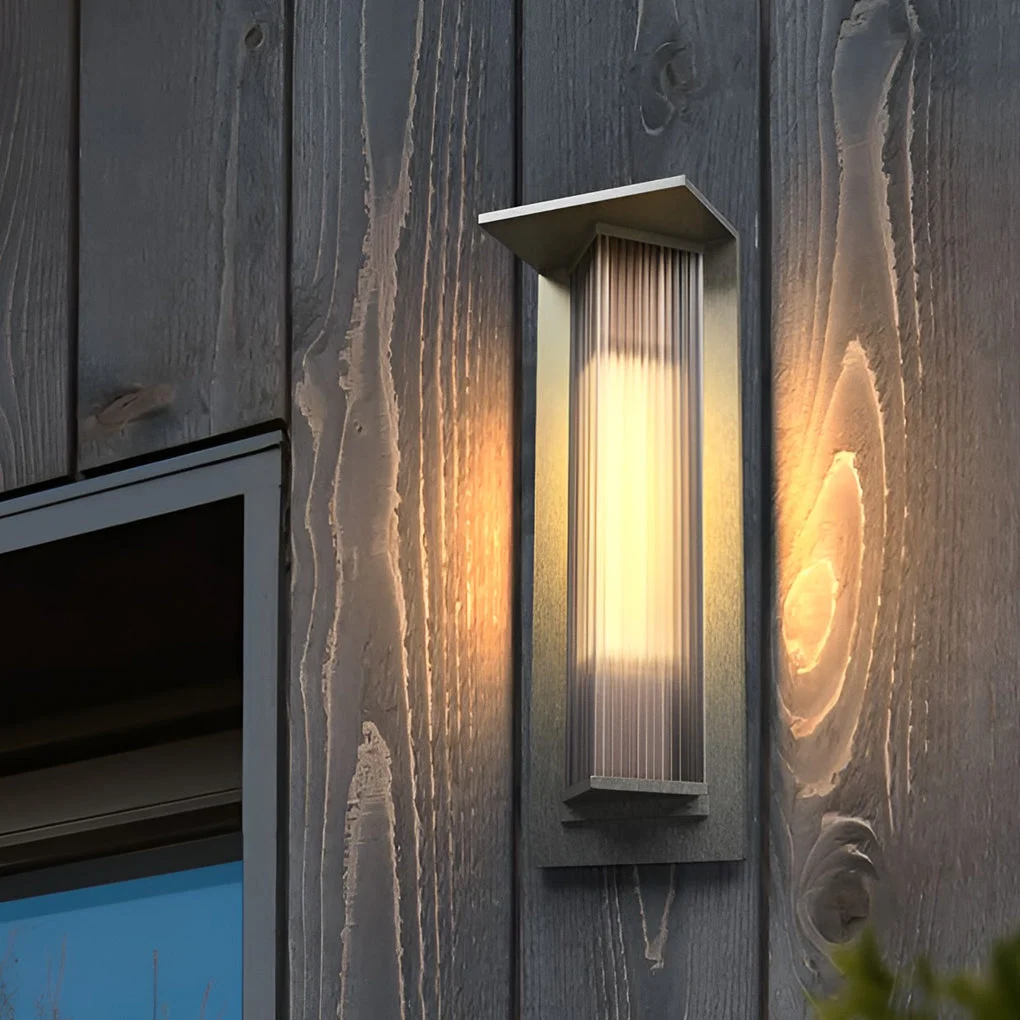 Waterproof LED Solar Vintage Outdoor Wall Light Fixture Wall Lamp-Homelova
