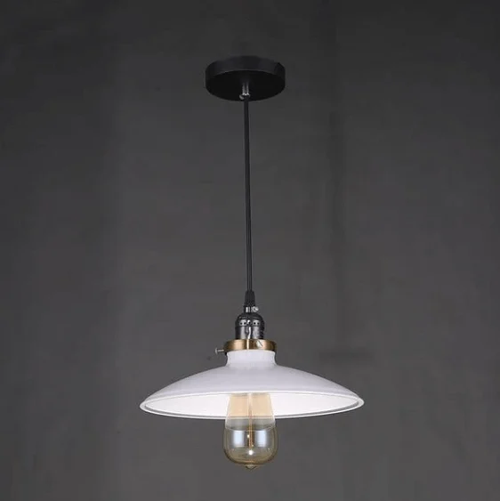 Zelus - Vintage Retro Metal Shade Hanging Lamp-Homelova