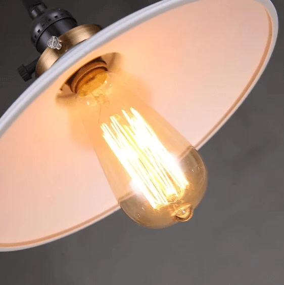Zelus - Vintage Retro Metal Shade Hanging Lamp-Homelova
