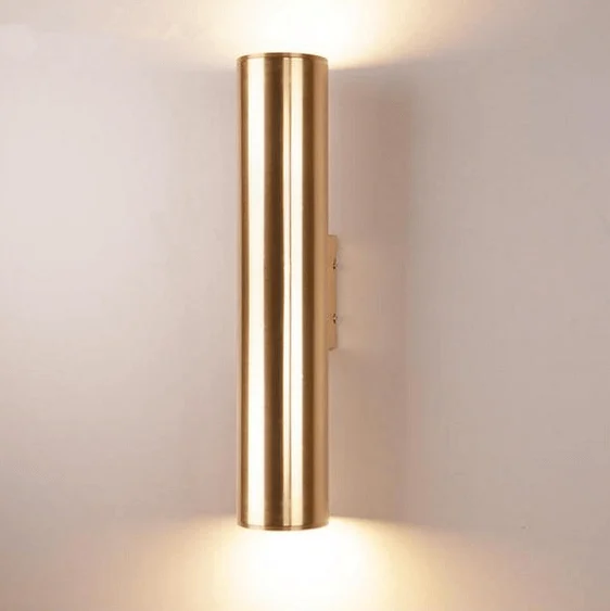 Tobias - Modern Nordic Art Deco Cylinder Wall Lamp-Homelova