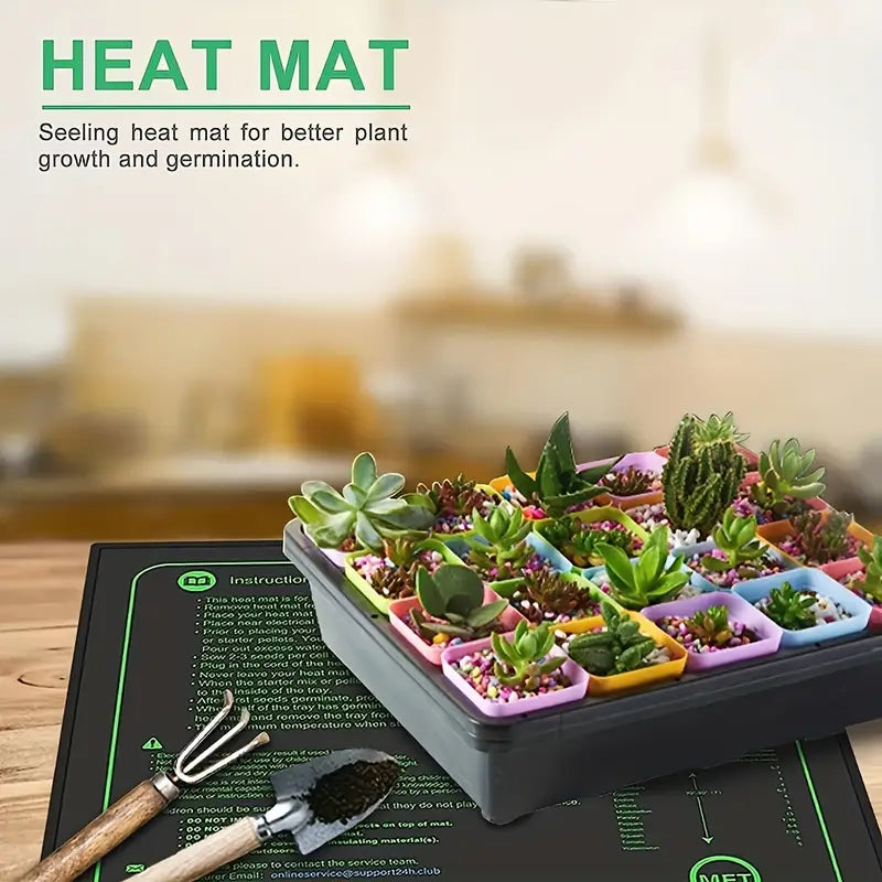 Heating Mat for Plant Seedlings - Temperature Control for Faster Germination and Growth-Homelova