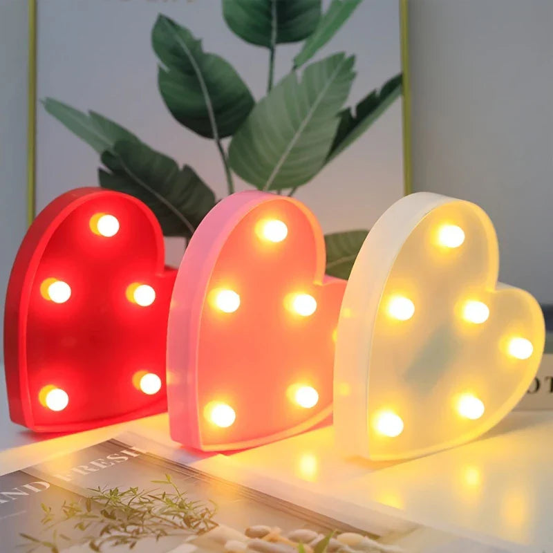 Led Letters  Numbers And Symbols - Illuminated Decorations With Warm White Light For Parties And Living Spaces-Homelova