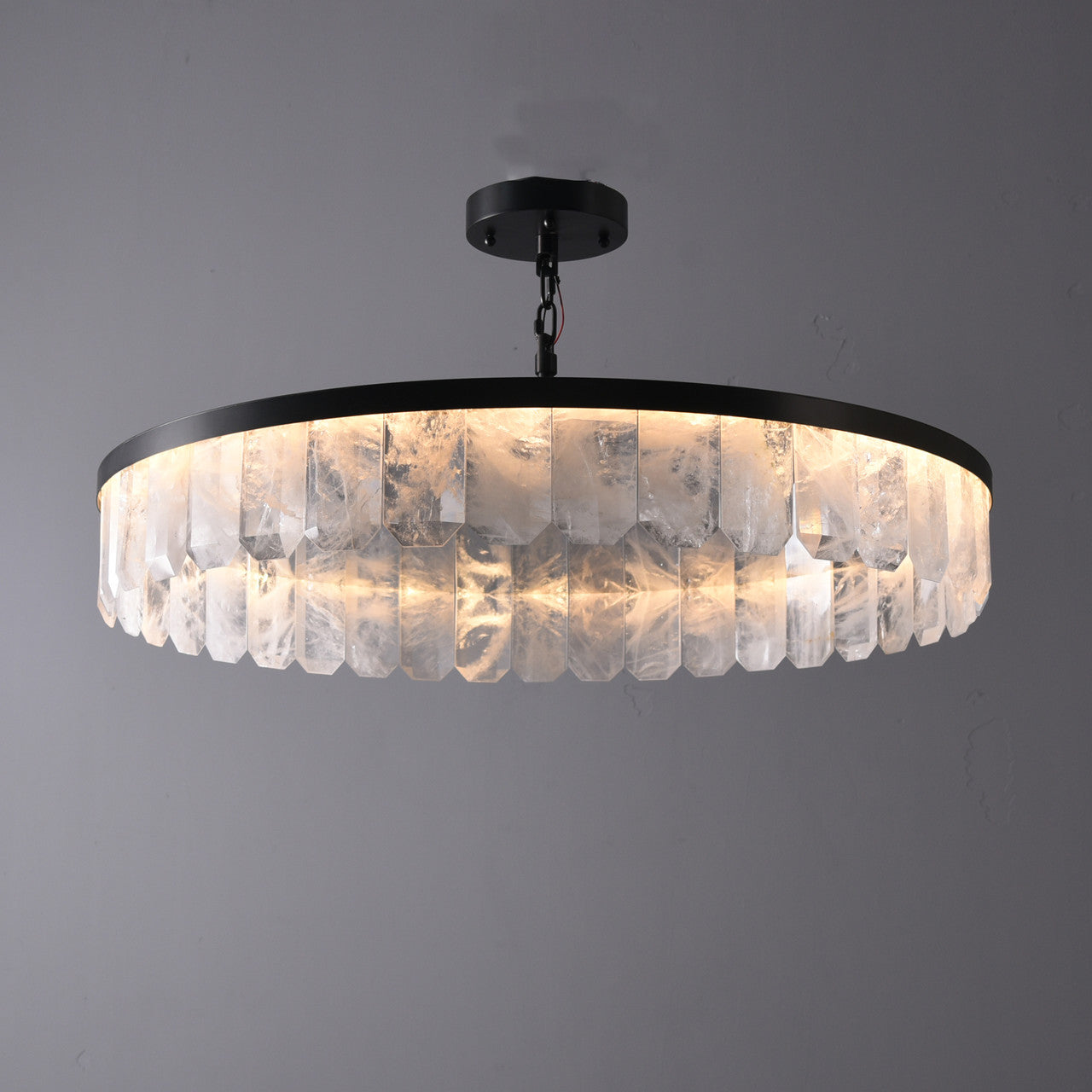Rolantis Rock Crystal Pendant 32.7"-Homelova