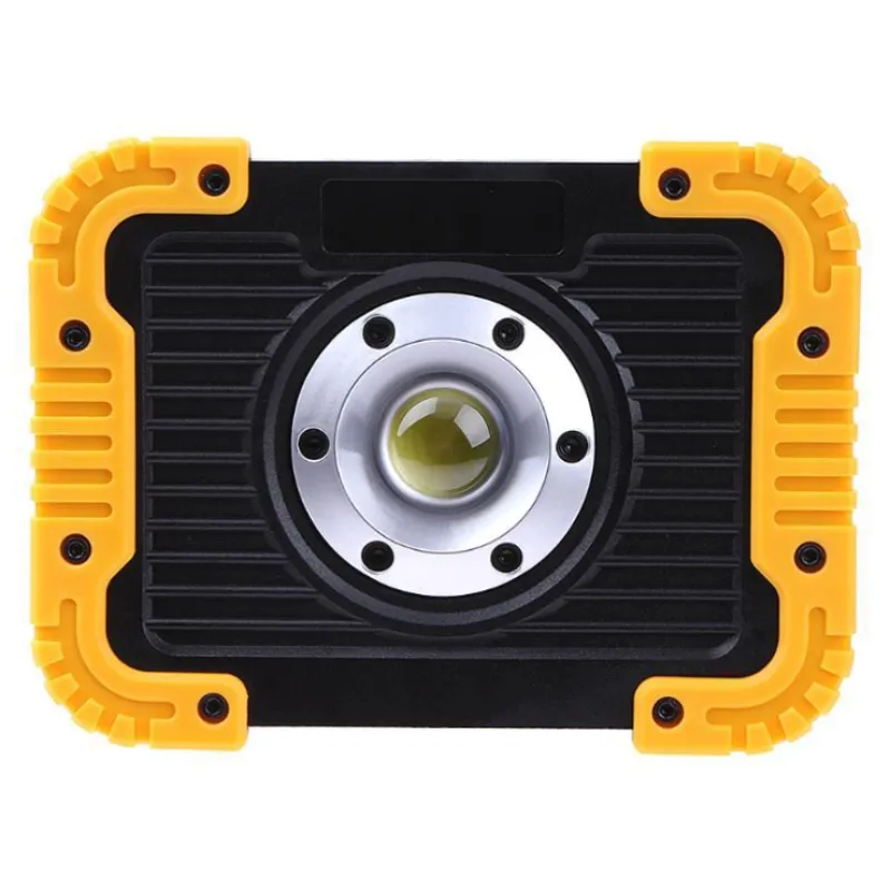 Rechargeable LED Construction Site Floodlight - Portable Work Light With USB And Robust Cover-Homelova