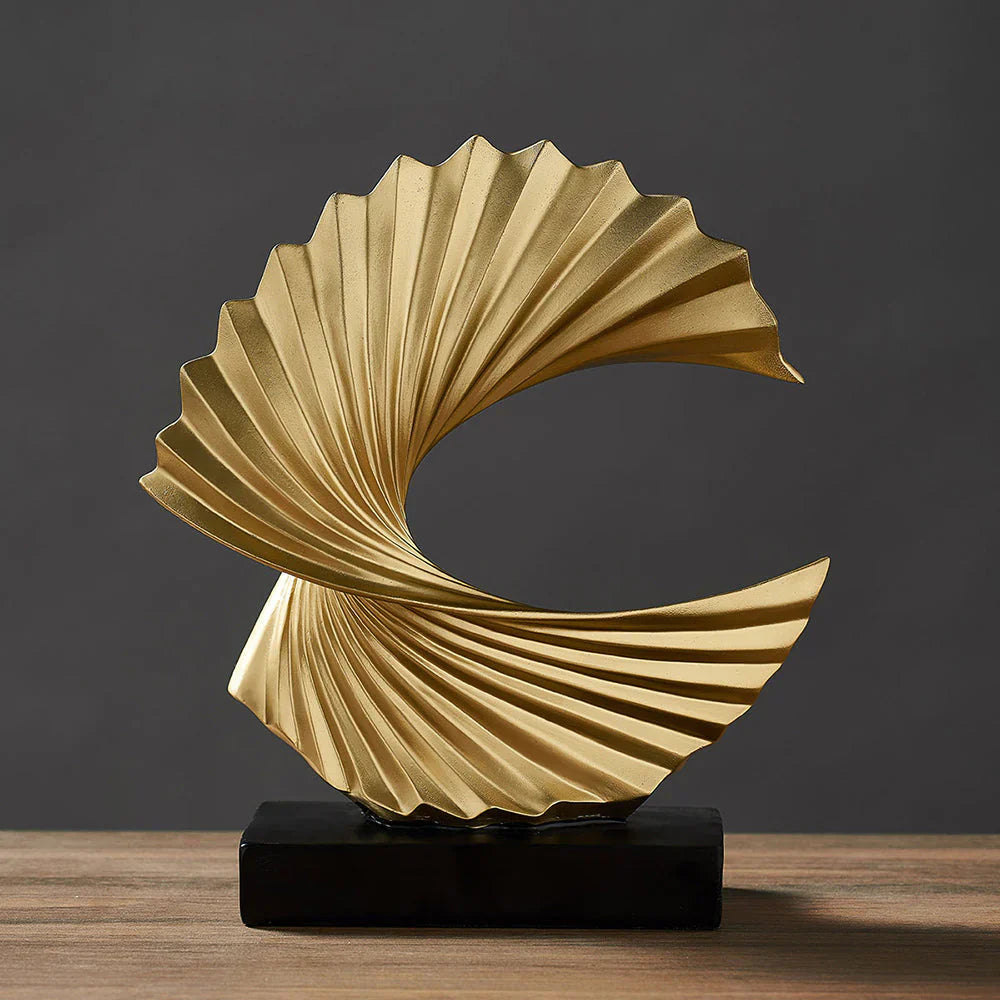 Stylish Crescent Moon Sculpture - Elegant Moon Decoration for Home & Office-Homelova