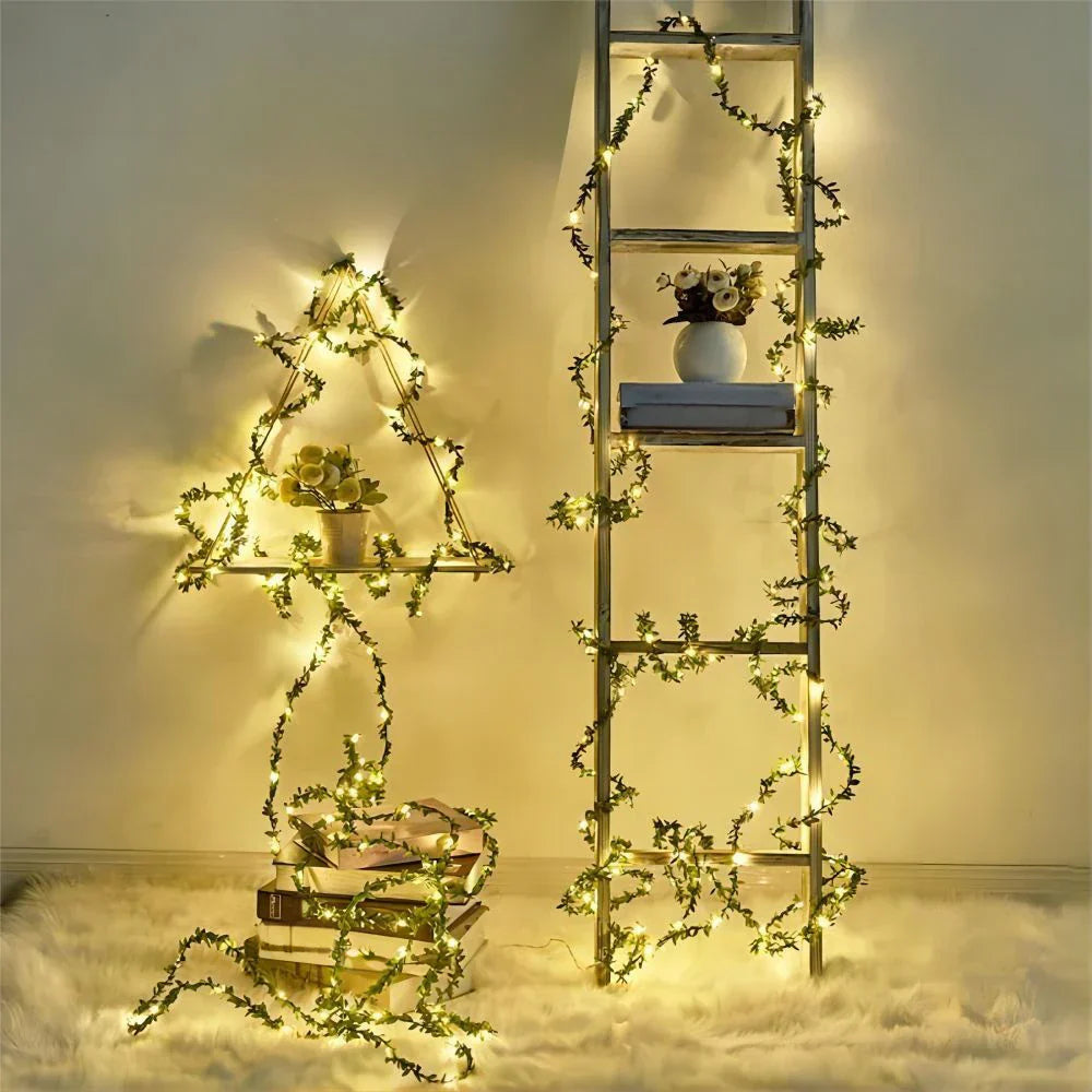 Led Fairy Lights With Ivy Tendrils - Decorative Fairy Lights For Indoors And Outdoors-Homelova
