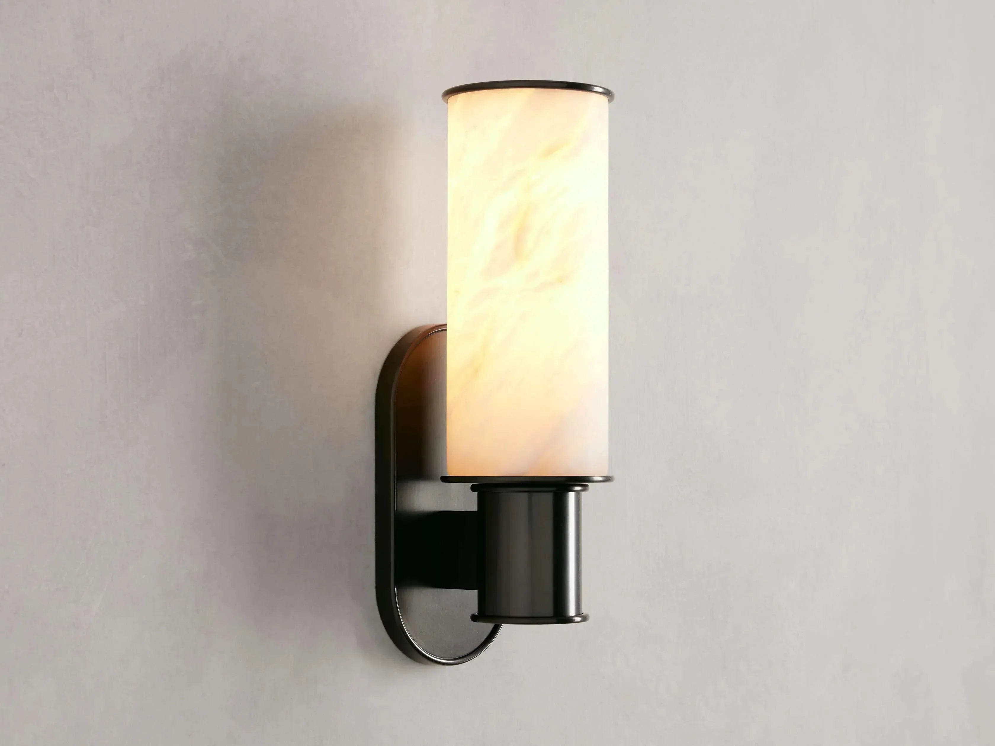 Harlin Wall Sconce in Alabaster-Homelova
