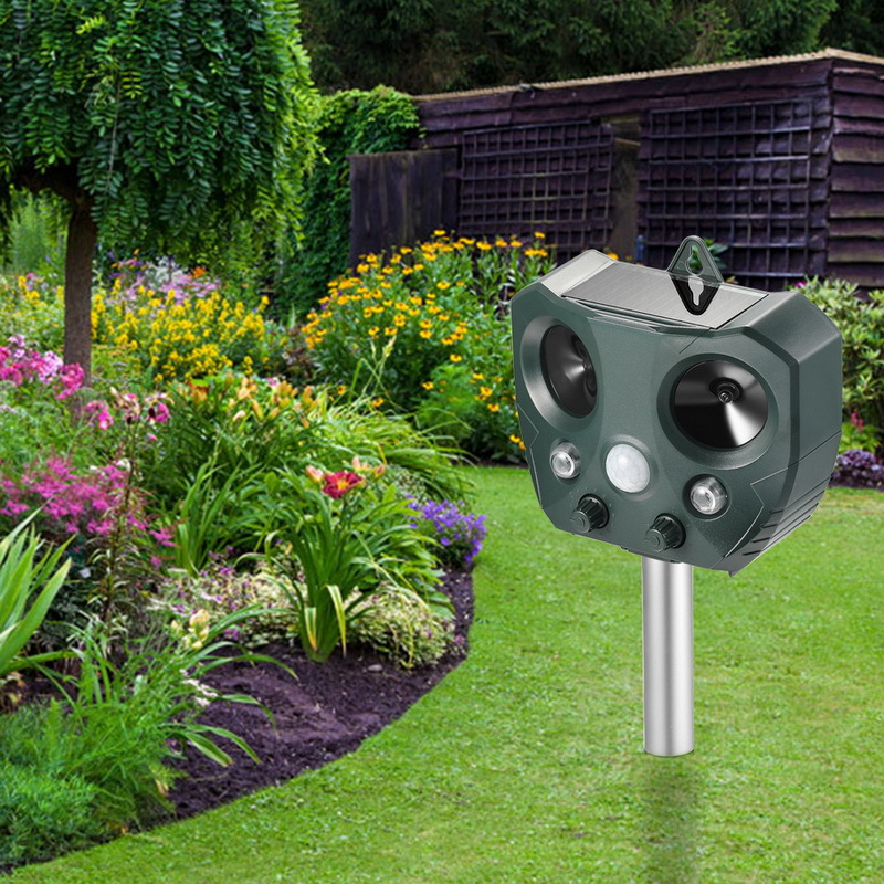 Effective Pest Repellent - Solar Ultrasonic Animal Repellent for Garden-Homelova