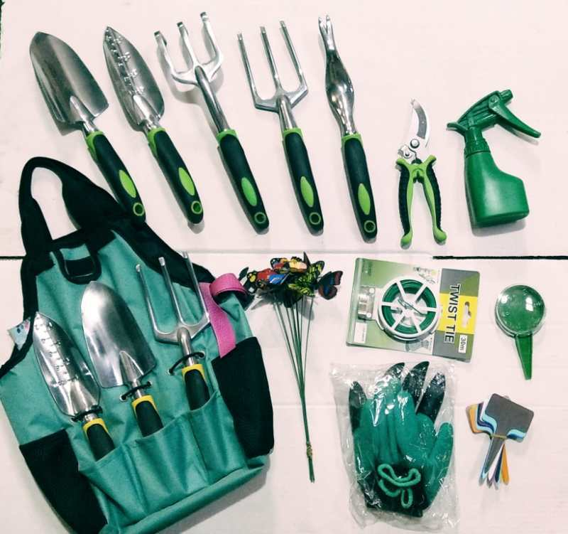 Garden Tool Set with Bag - Complete Set for Plant Care and Gardening-Homelova