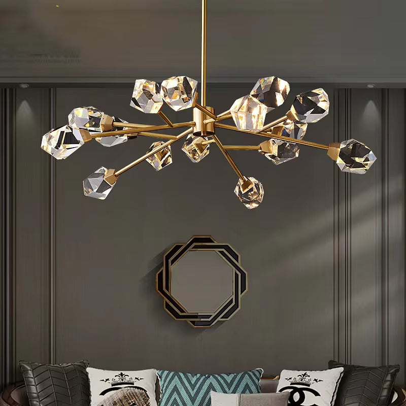 Diamante 15-Pendant Modern Chandelier-Homelova