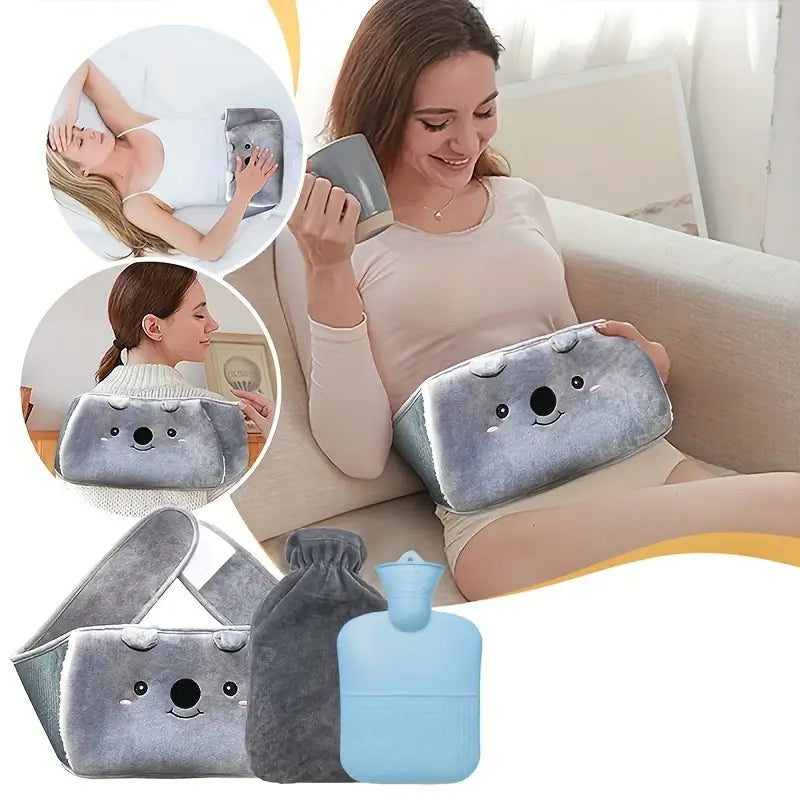 Fluffy Hot Water Bottle Belt-Homelova