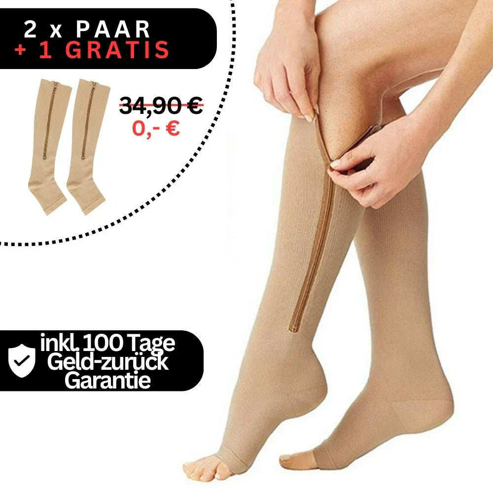 Comfortable Compression Socks with Zipper-Homelova