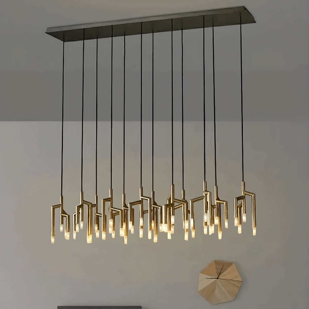 48-Light Dining Room Ceiling Light Fixture-Homelova
