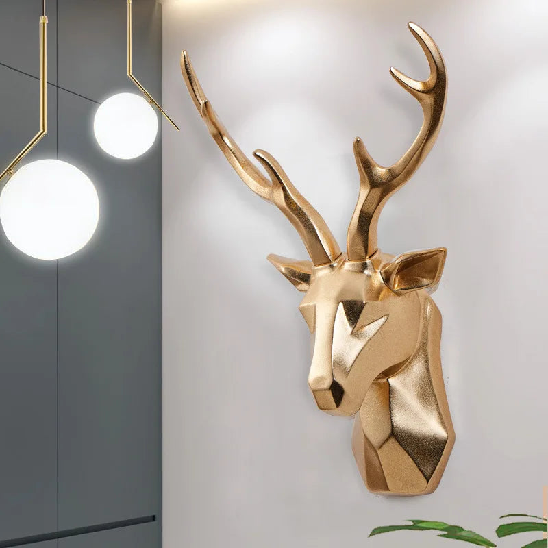 3d Deer Head Decoration For An Elevated Atmosphere-Homelova