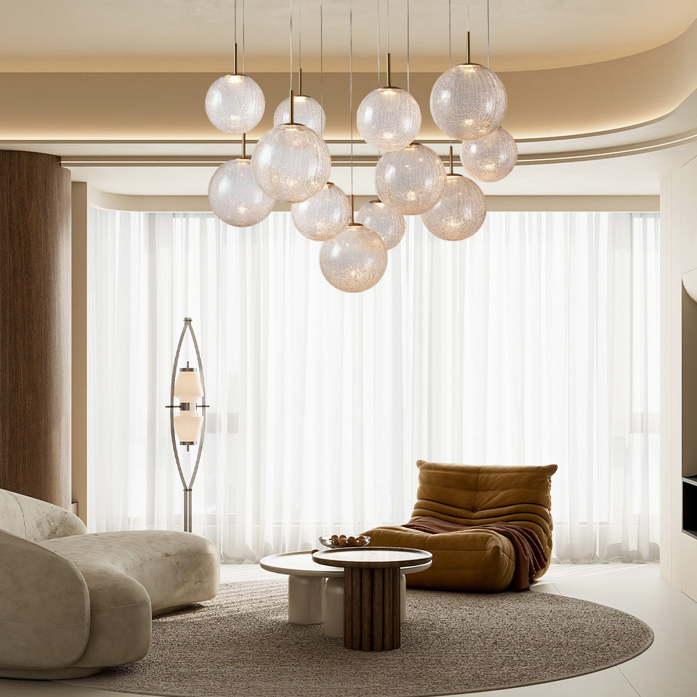 Casen Round Chandelier 20''28''34''43''-Homelova