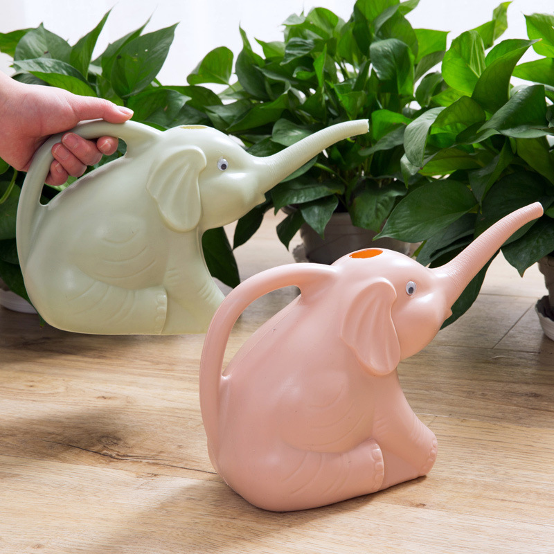 Cute Elephant Watering Can for the Garden in Different Colours-Homelova