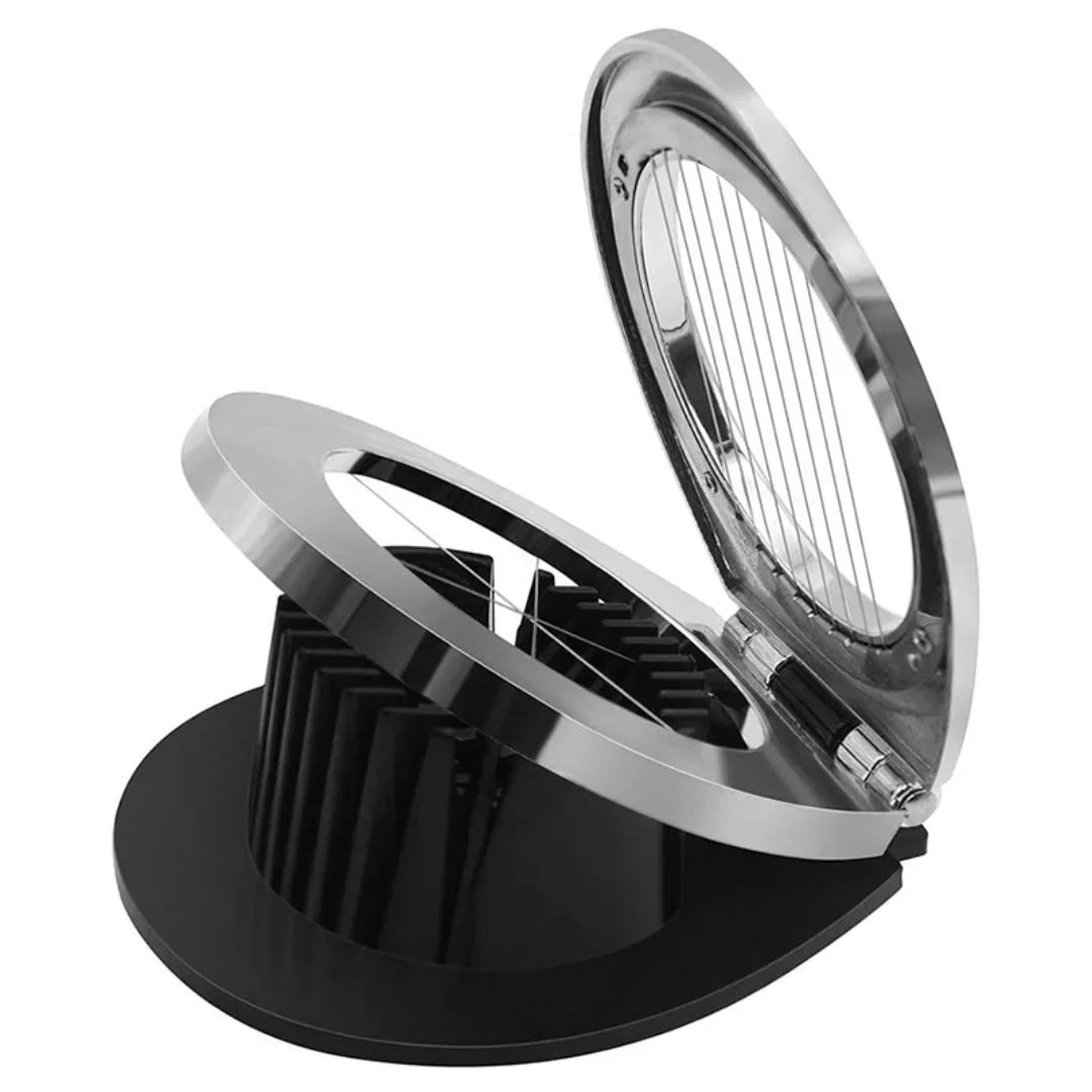 Stainless Steel Egg Slicer - 3-in-1 Cutting Options For Effortless Preparation-Homelova