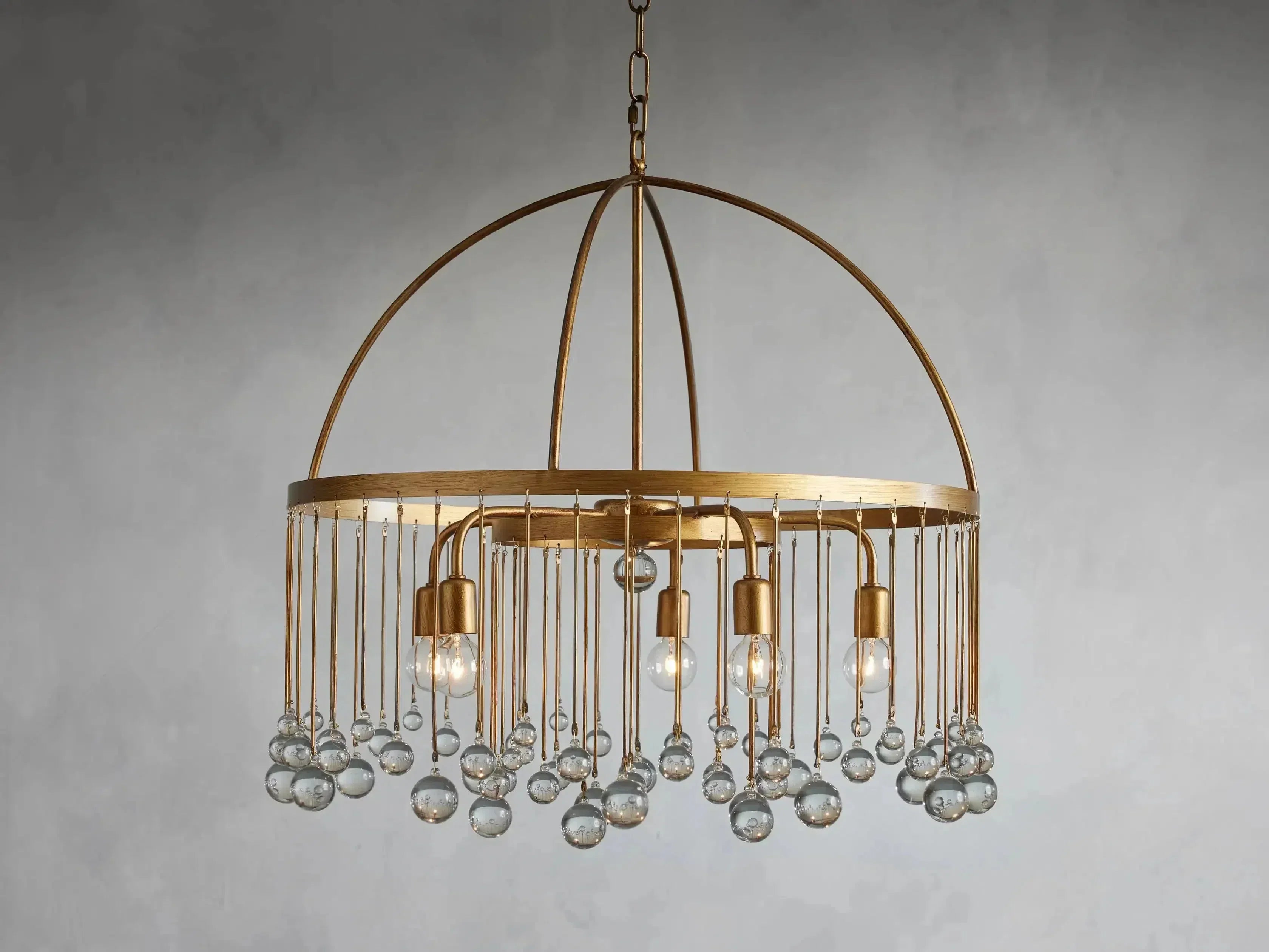 Aubrey Round Chandelier-Homelova