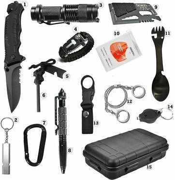 15 - Piece Survival Emergency Set-Homelova