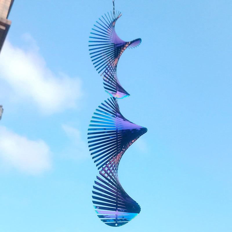 Rotating Wind Runner Garden Decoration Hanger - Colourful Garden Decoration for Outdoors-Homelova