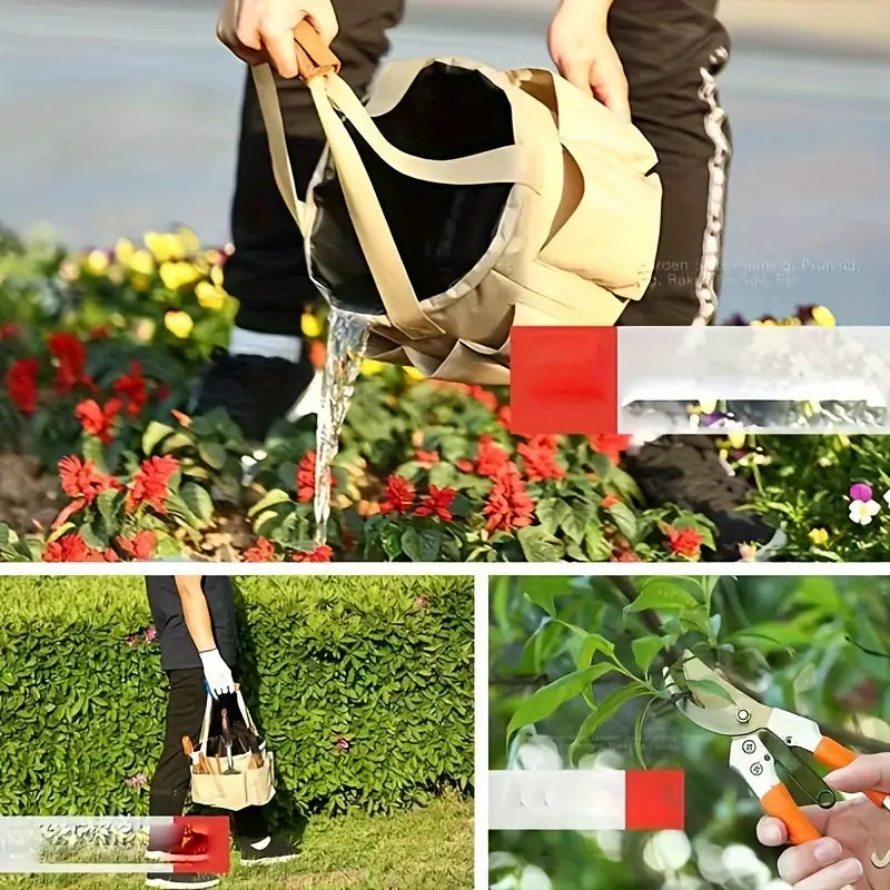 Garden Tool Set with Carry Bag - 10 - Piece Set for Garden Maintenance-Homelova