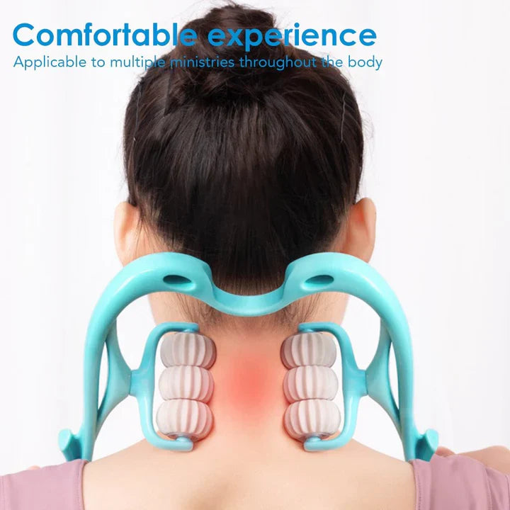 6 Roller Neck Massager-Homelova