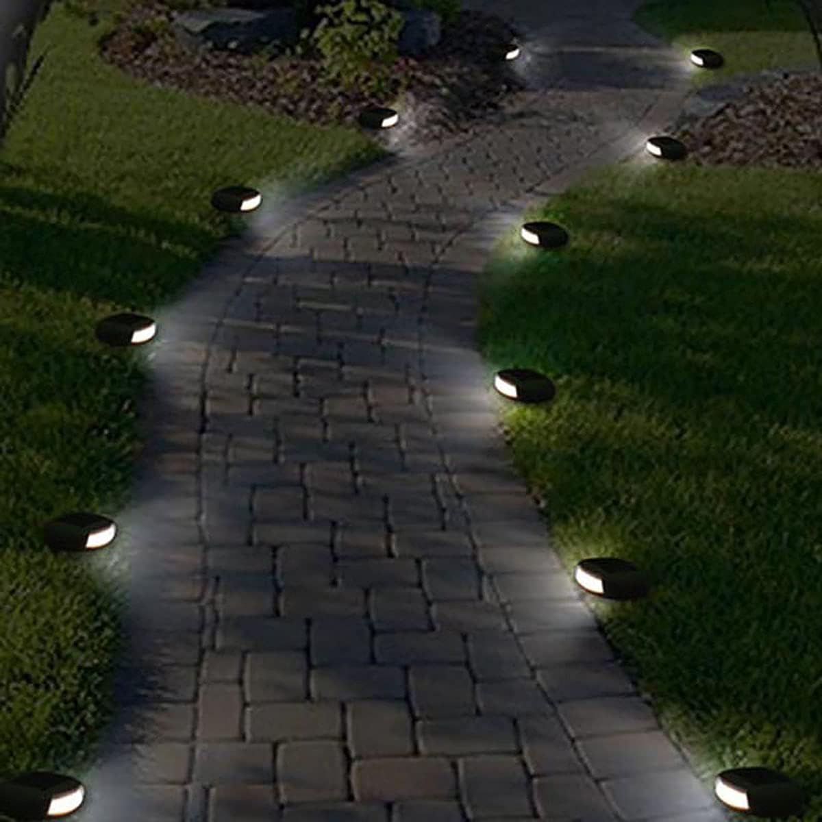 Solar Led Stone Light For Gardens And Paths - Weatherproof Path Lighting In Natural Stone Design-Homelova