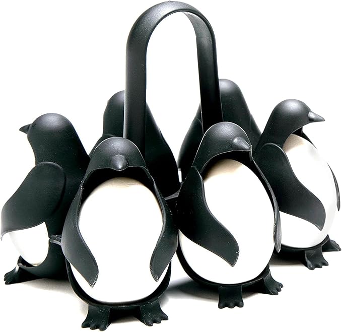 3 - In-1 Egg Holder with Cute Penguin Design-Homelova