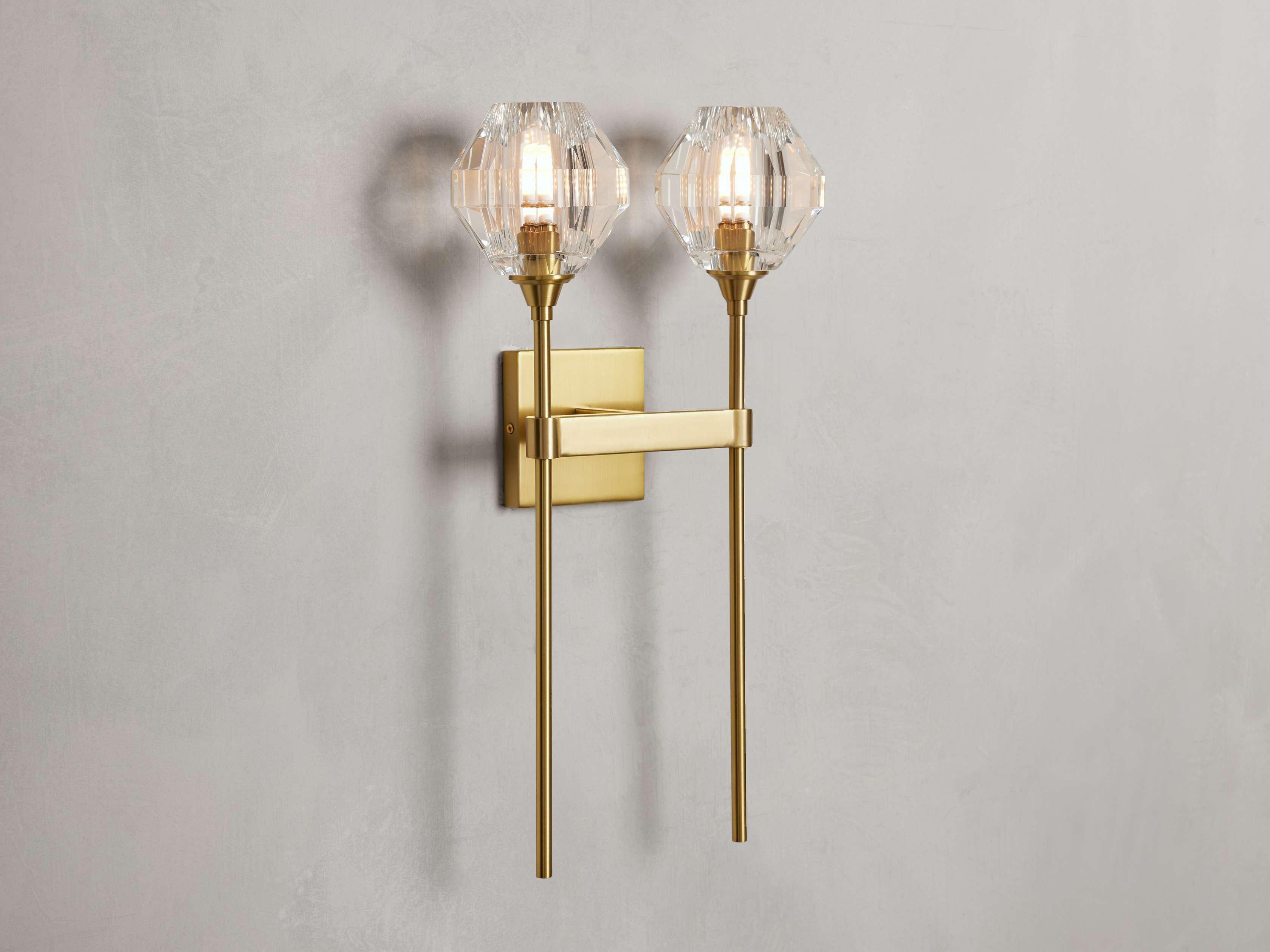 Amoroso 2-Light Wall Sconce-Homelova
