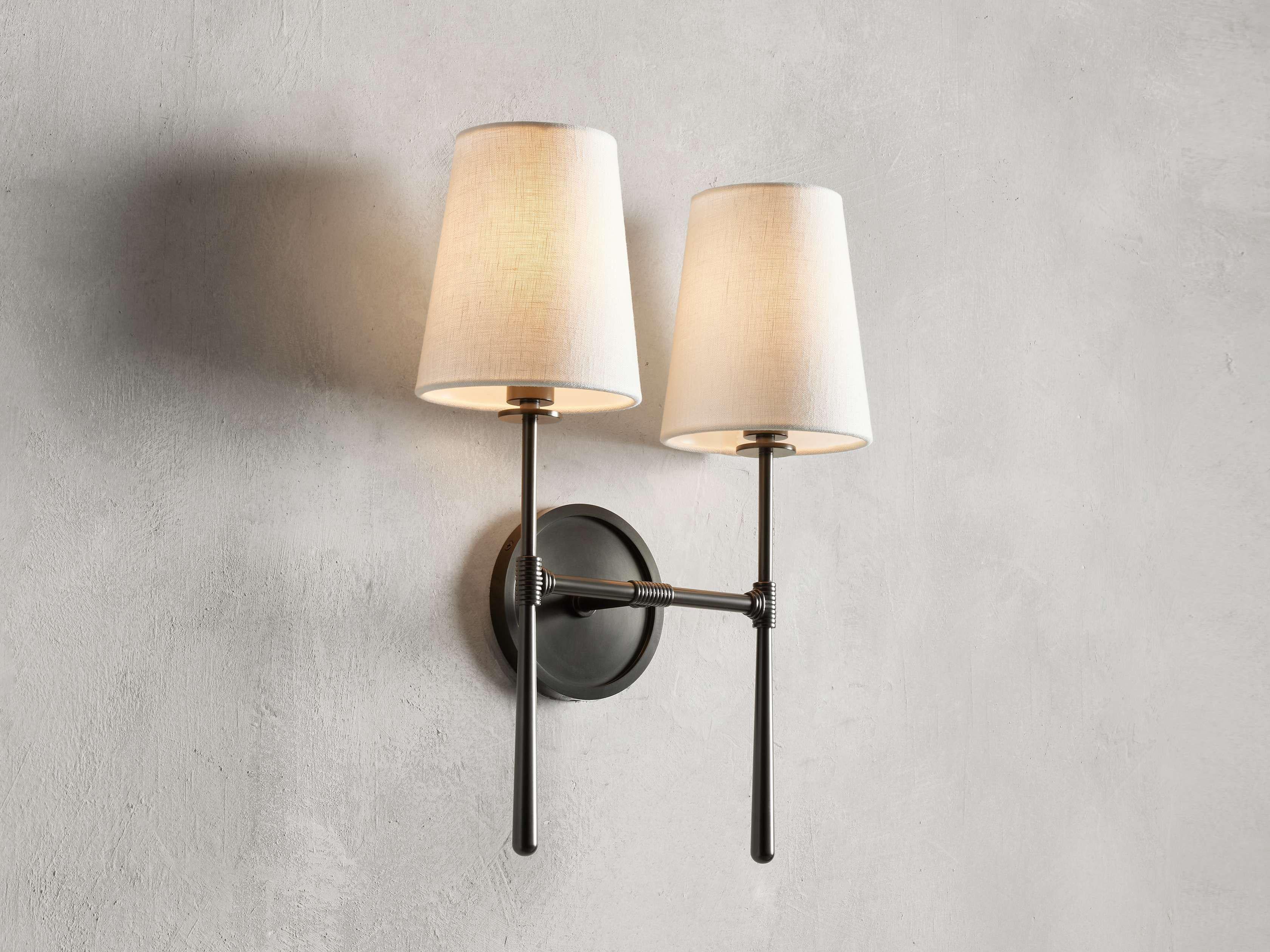 Rhodes 2-Light Wall Sconce-Homelova