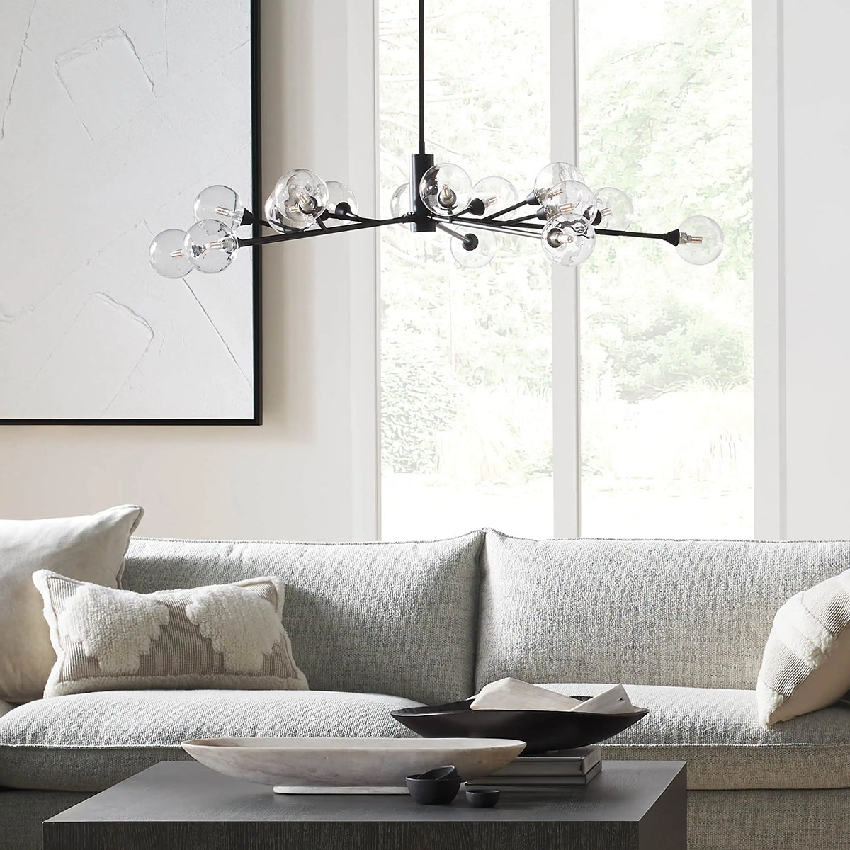 Apollo Round Chandelier 36''47''59''-Homelova