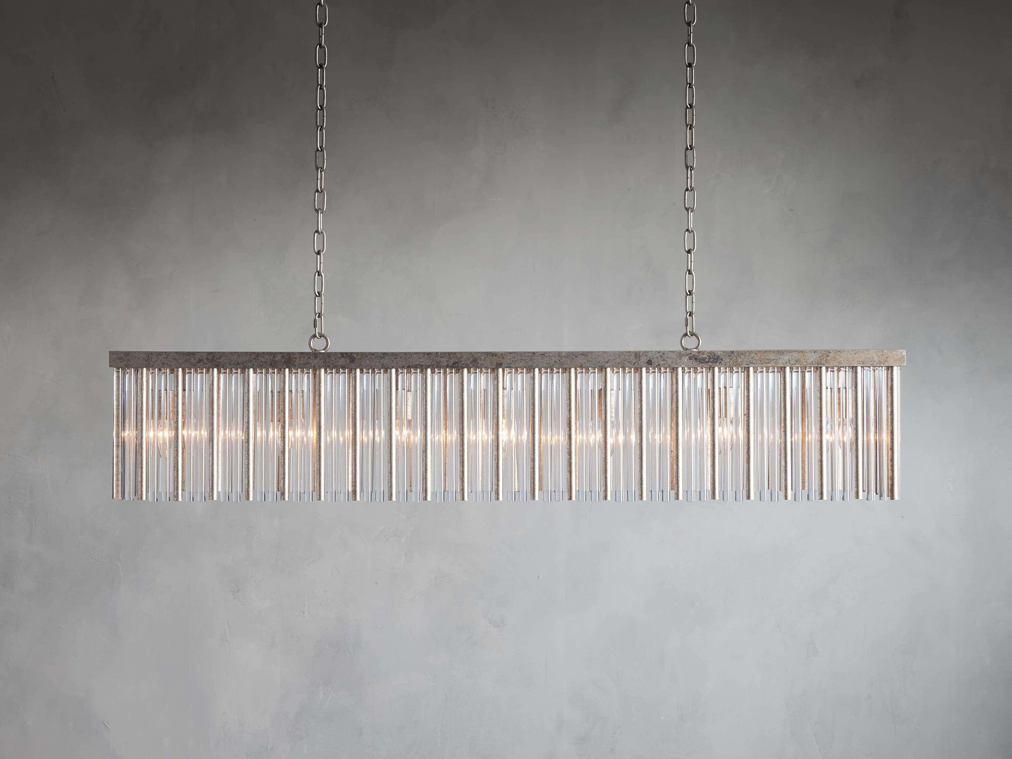 Andalucia Rectangular Chandelier 56"-Homelova