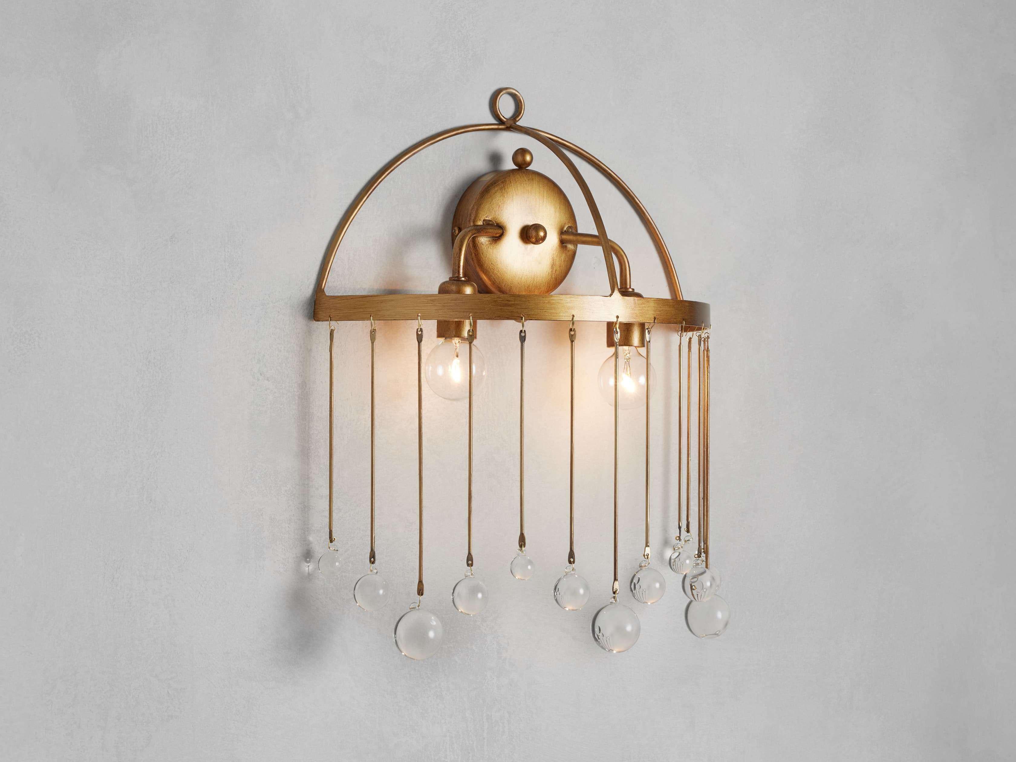Aubrey 2-Light Wall Sconce-Homelova