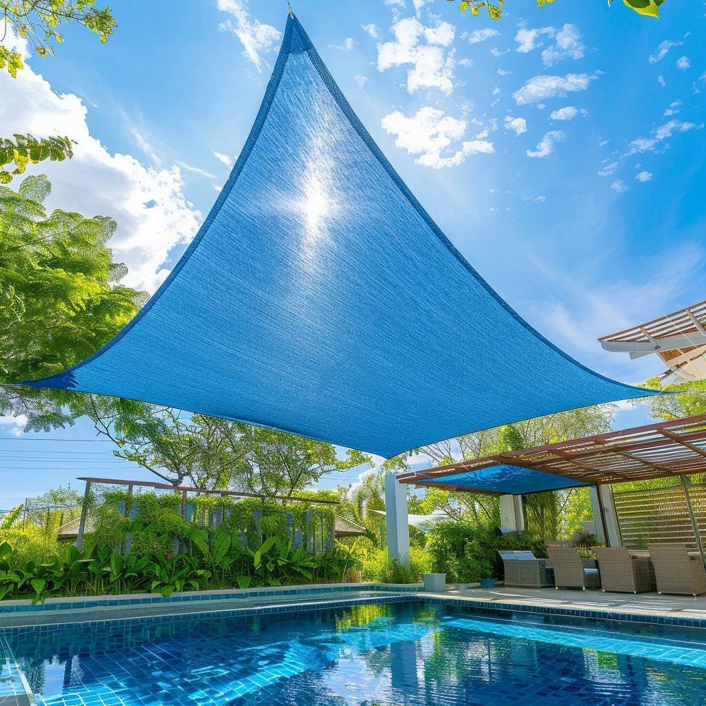 Rectangular Sun Shade Sail - UV - Resistant Sun Shade Sail with Rope-Homelova