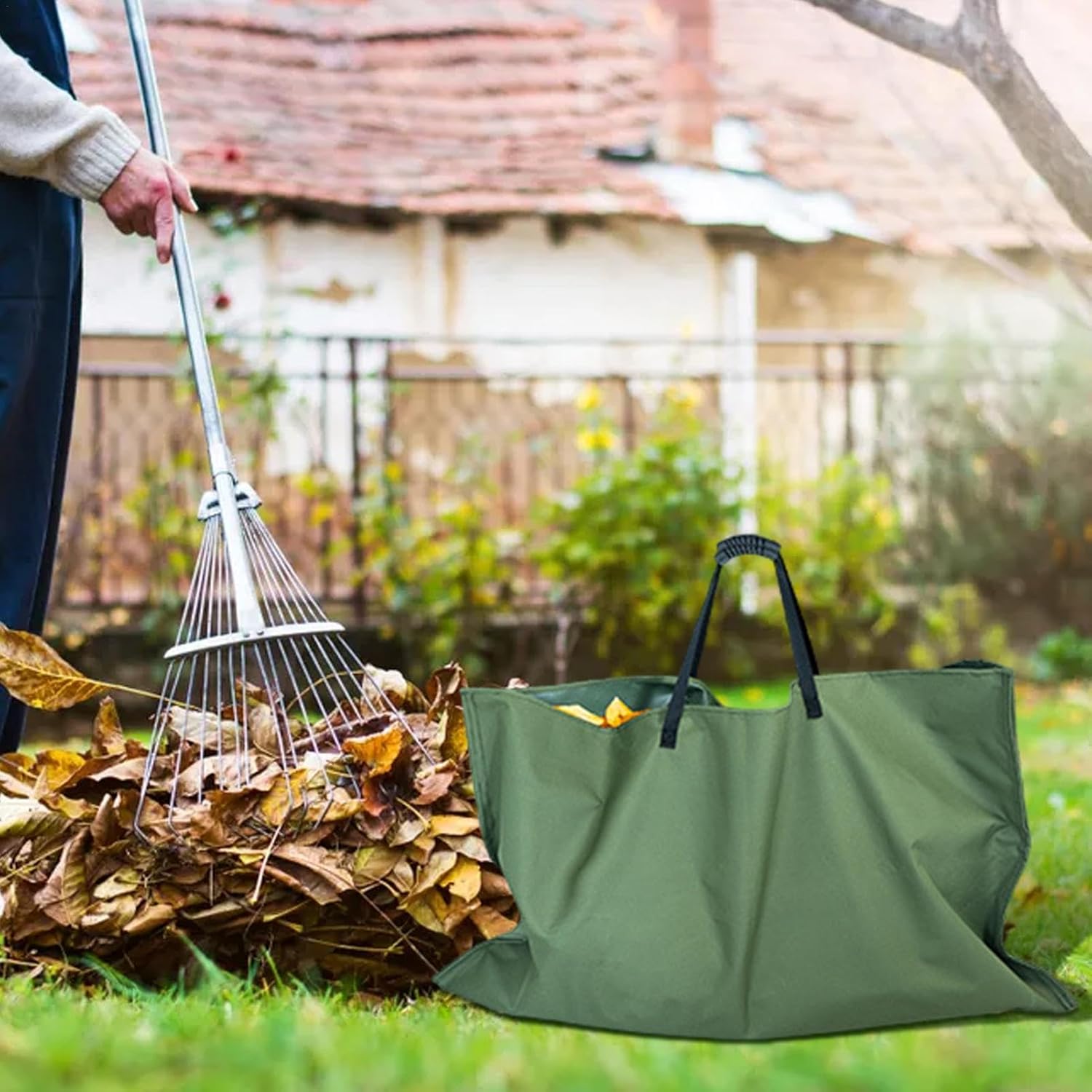 Foldable Garden Waste Bag - Robust Collection Bag for Leaves and Garden Waste-Homelova